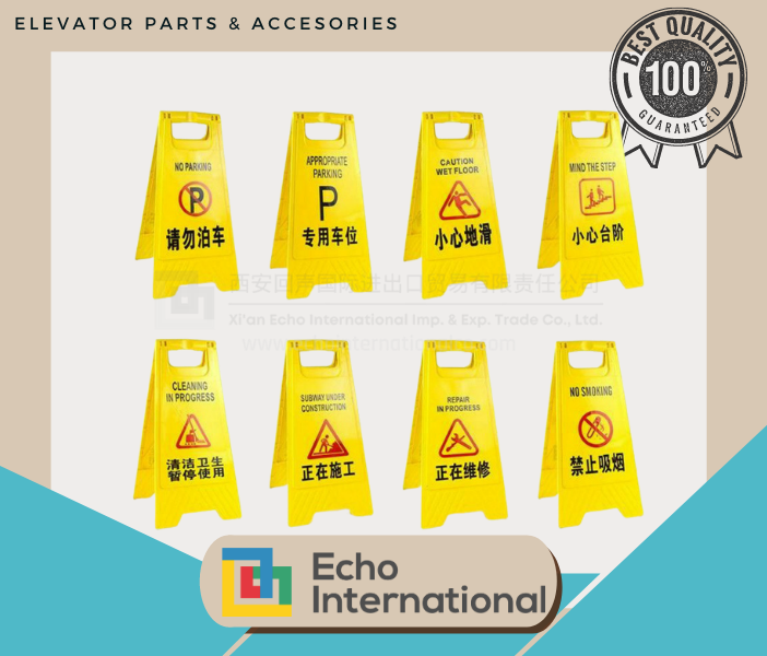 Elevator Maintenance Safety Sign in Form A