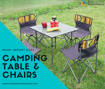 Camping Table & Chairs Set